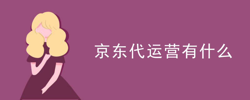 京东代运营有什么