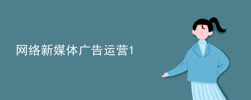 网络新媒体广告运营