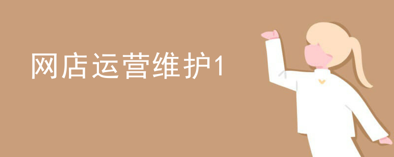 网店运营维护