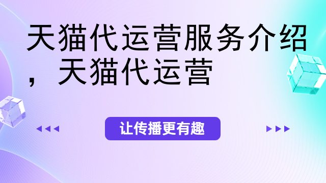 天猫代运营服务介绍，天猫代运营